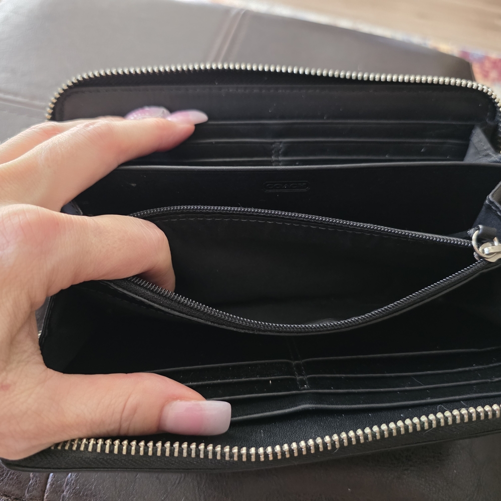Coach Black Wallet